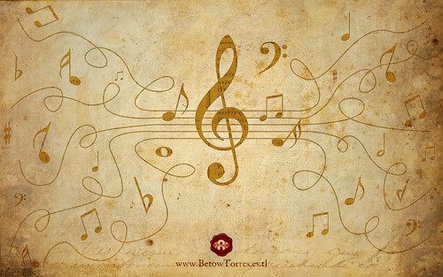 Notas musicales Wallpaper - a photo on Flickriver