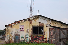 Old building inside Cianjur Train Station Complex