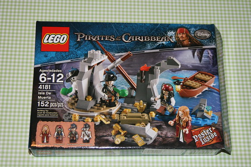 LEGO Pirates of the Caribbean 4181 Isla De Muerta Poster Only minifigure Jack