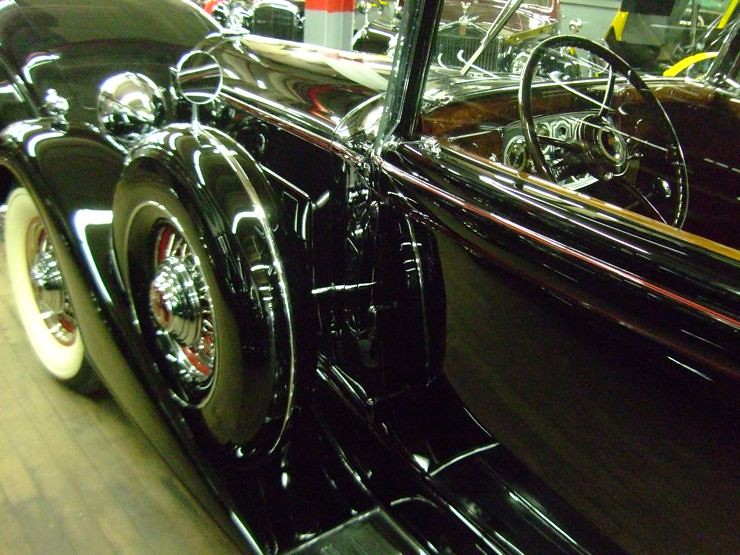Auto Detailing and Paint Correction Performed by Kevin Awalt of Gotham Auto Works in Danbury, CT on a 1934 Packard 12 using various Meguiar's and Chemical Guys products.
