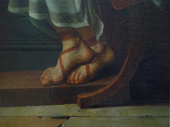 David, The Lictors Returning to Brutus the Bodies of His Sons With Detail Of Feet