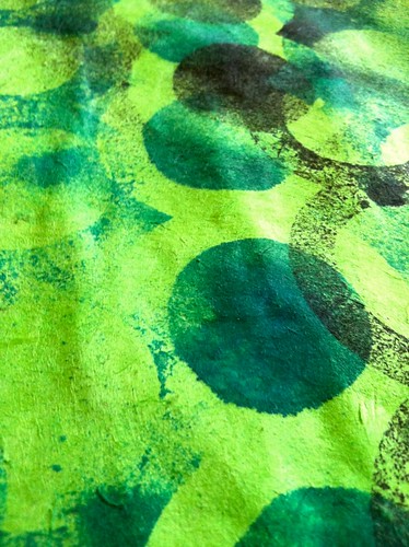 making prints with TULIP Fabric sprays