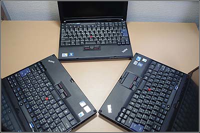 ThinkPadシリーズが瞬間４台になった