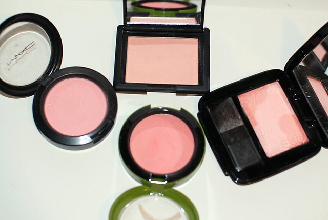 MAC Well Dressed, Nars Sex Appeal, Guerlain Cherry Blossom, MAC Hipness by ...