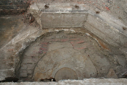 The base of the accumulator tower