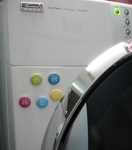 Laundry Magnets on Dryer