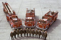 LAFD Task Force 10 @ Drill Tower 40 July 1973