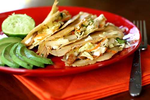 Crispy Shredded Chicken Tacos, Two Ways | taco recipes | chicken recipes | Cinco de Mayo recipes | gluten-free recipes | homemade corn tortillas | perrysplate.com