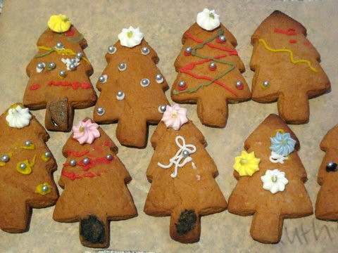 gingerbread Christmas trees
