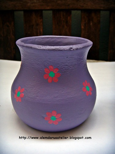 vaso lilás