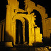 Monumental arch - Great Colonnade at night - Palmyra