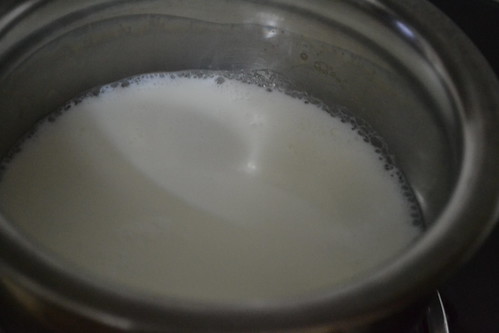 milk for Red Velvet Hot Chocolate