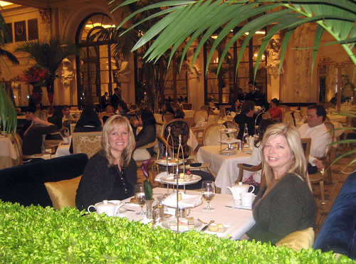 Laurie and I at the Plaza for Tea