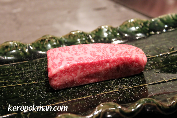 Japanese Wagyu Steak from Kagoshima Prefecture with Wasabi