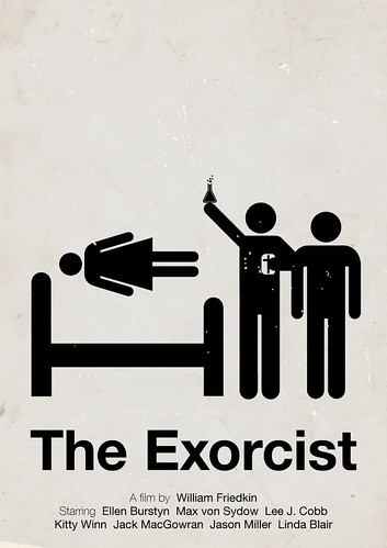 'The Exorcist' pictogram movie poster