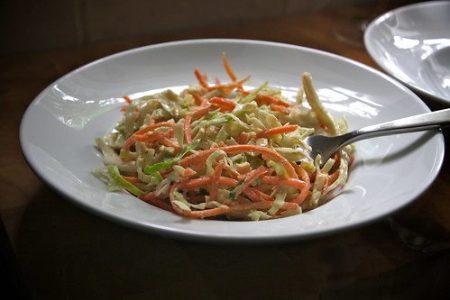 asian inspired cashew cole slaw