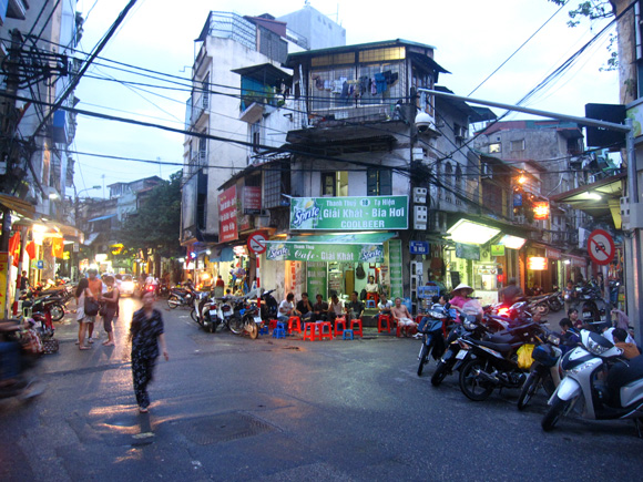 The streets of Hanoi, Vietnam