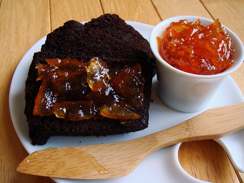 Double Chocolate Loaf with Marmalade