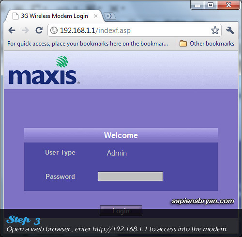 Securing Wireless Network Using Maxis WiFi Modem Step 3