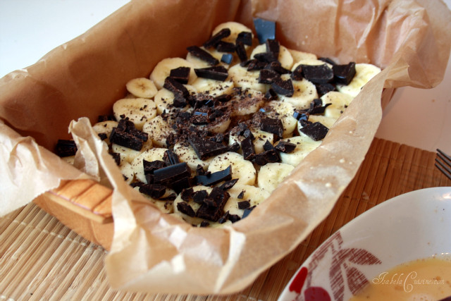 Baked French Toast With Banana and Chocolate