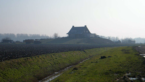 Mound at Noordwaard Polder