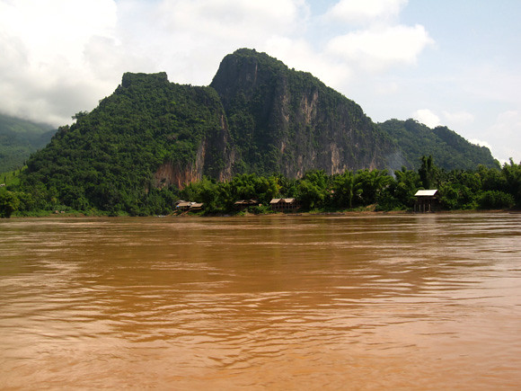 The Mekong River flows through Southeast Asia.