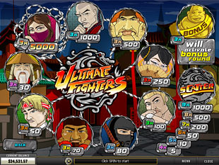 free Ultimate Fighters slot mini symbol