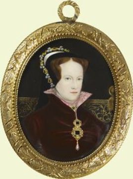 Nineteenth-century miniature of Queen Mary I