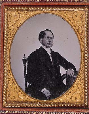 Portrait of an unidentified man, seated