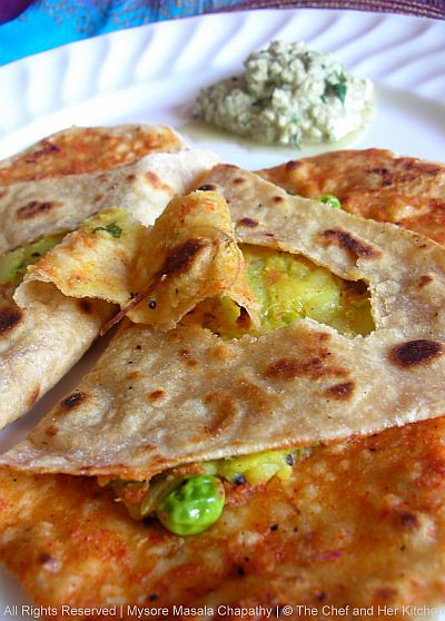 THE CHEF and HER KITCHEN: Mysore Masala Chapati and my first Event ...