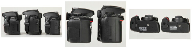 Nikon D5100 vs Nikon D3100 vs Nikon D5000 -- Side-by-Side Photos