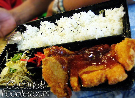 Raku's Pork Bento, Php 165 - CertifiedFoodies.com
