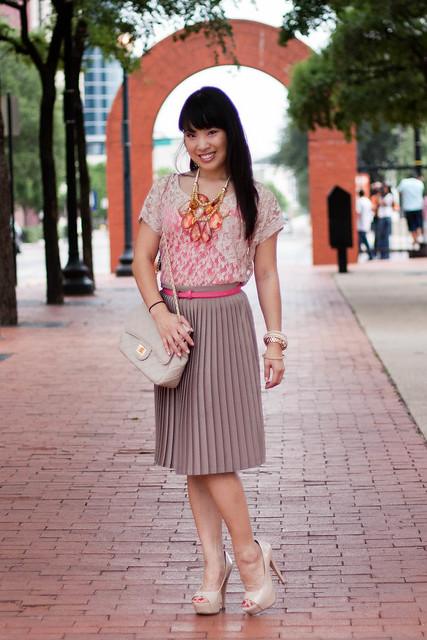 forever 21 lace top express pink tank american apparel pleated skirt aldo withey michael kors rose gold watch mk5430 yesstyle beige quilted purse amrita singh teteo necklace