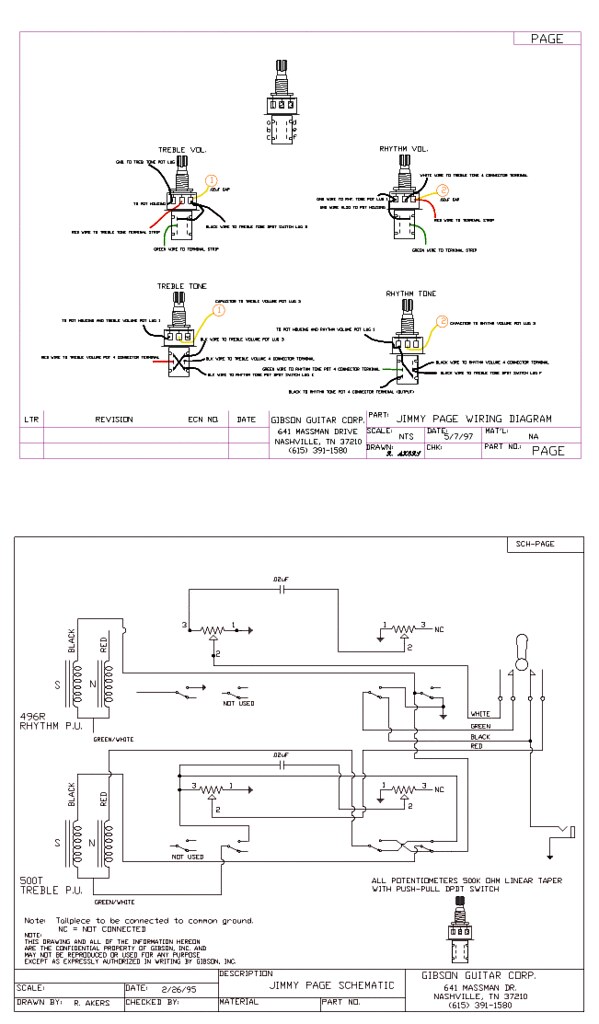 Circuitos varios para violas eléctricas (guitarras ... epiphone bass wiring diagram 