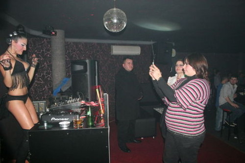 First naked Turkish DJ Nikita entertains people in club 