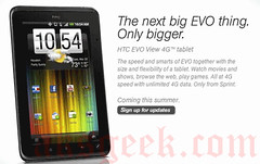 Sprint Makes Evo View 4g Tablet Official Aksgeek