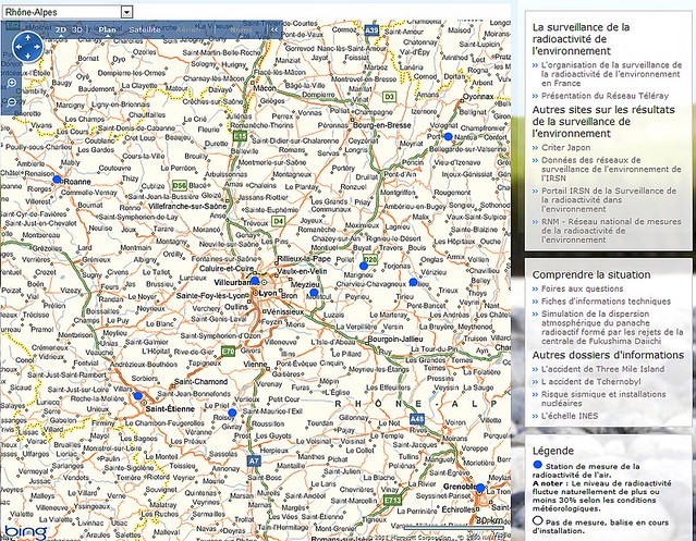 IRSN Radioactivité en Rhône-Alpes