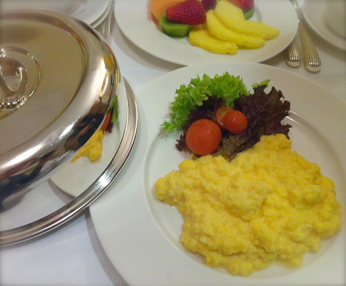 The best scramble eggs, Montreux Palace