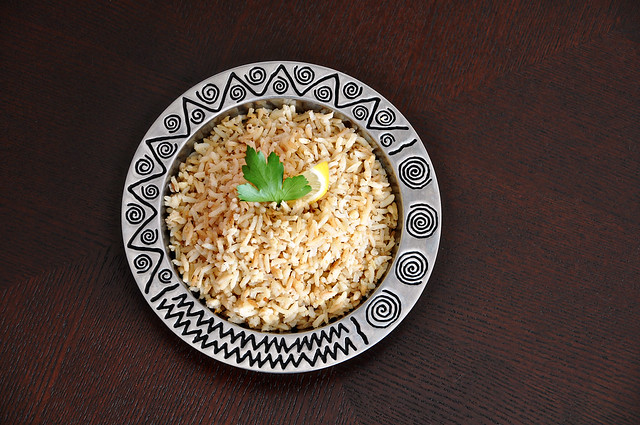 Garlic Rice Pilaf