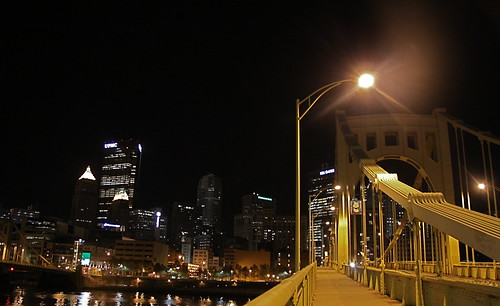 Pittsburgh by Andy Warhol's bridge, PA