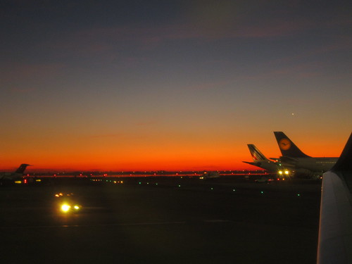 Sunset from the Tarmac