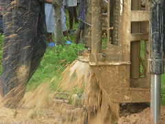 Flushing of the hole at mutsembi(shillo) school-1