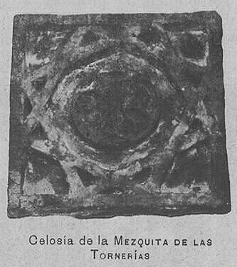 Mezquita de Tornerías, publicada en 1905, Celosia