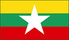 vlajka MYANMAR 