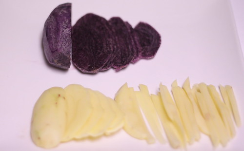 醋溜土豆 Purple and gold hot and sour shredded potato