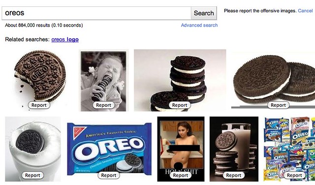 Offensive Images - Oreos Google