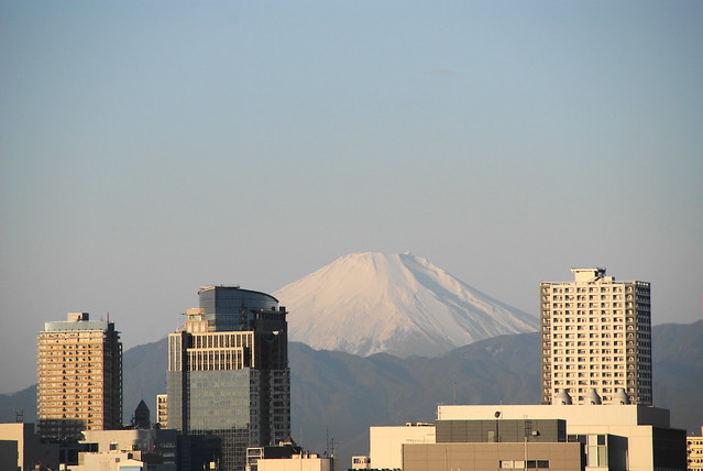 ついでに今朝の富士山です。連投すみません...