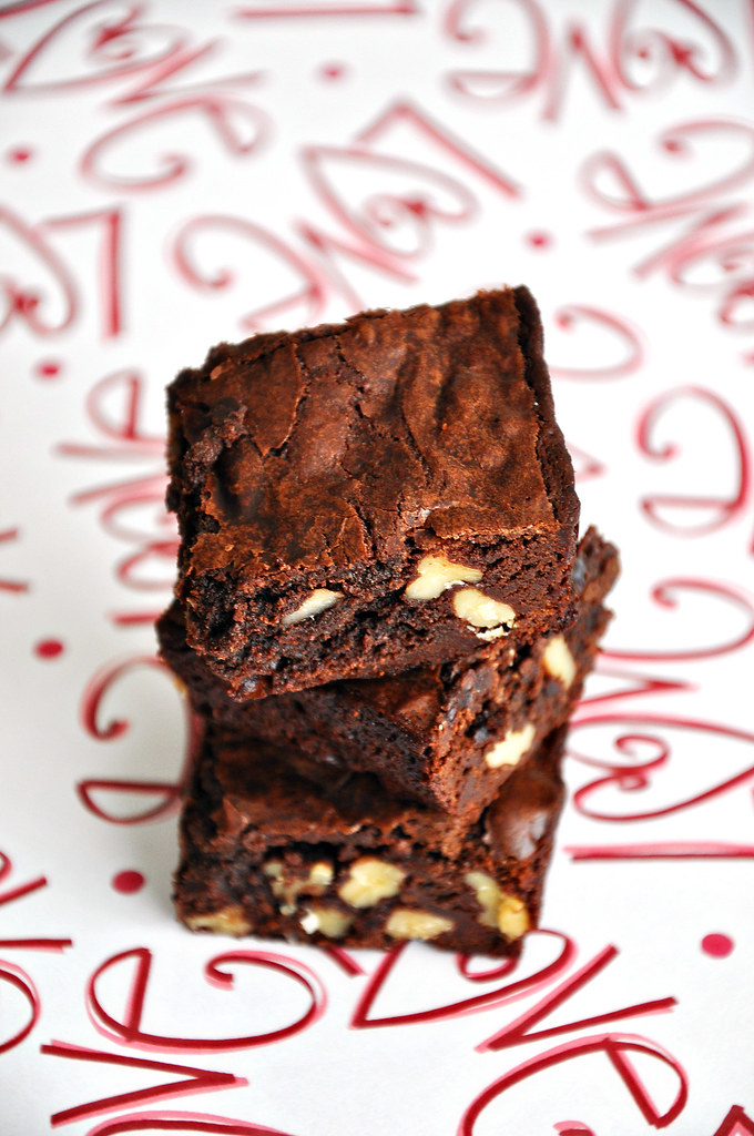 Browned Butter and Walnut Brownies