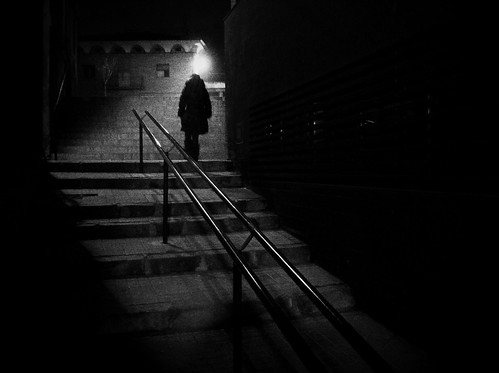 "Night stairs view" 629_kokovoko