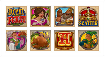 free Royal Feast slot game symbols
